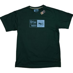 Surf School Brand Logo tee Crocodile Green